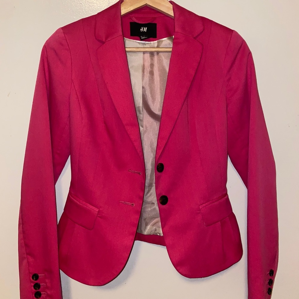 H&M hot pink Blazer